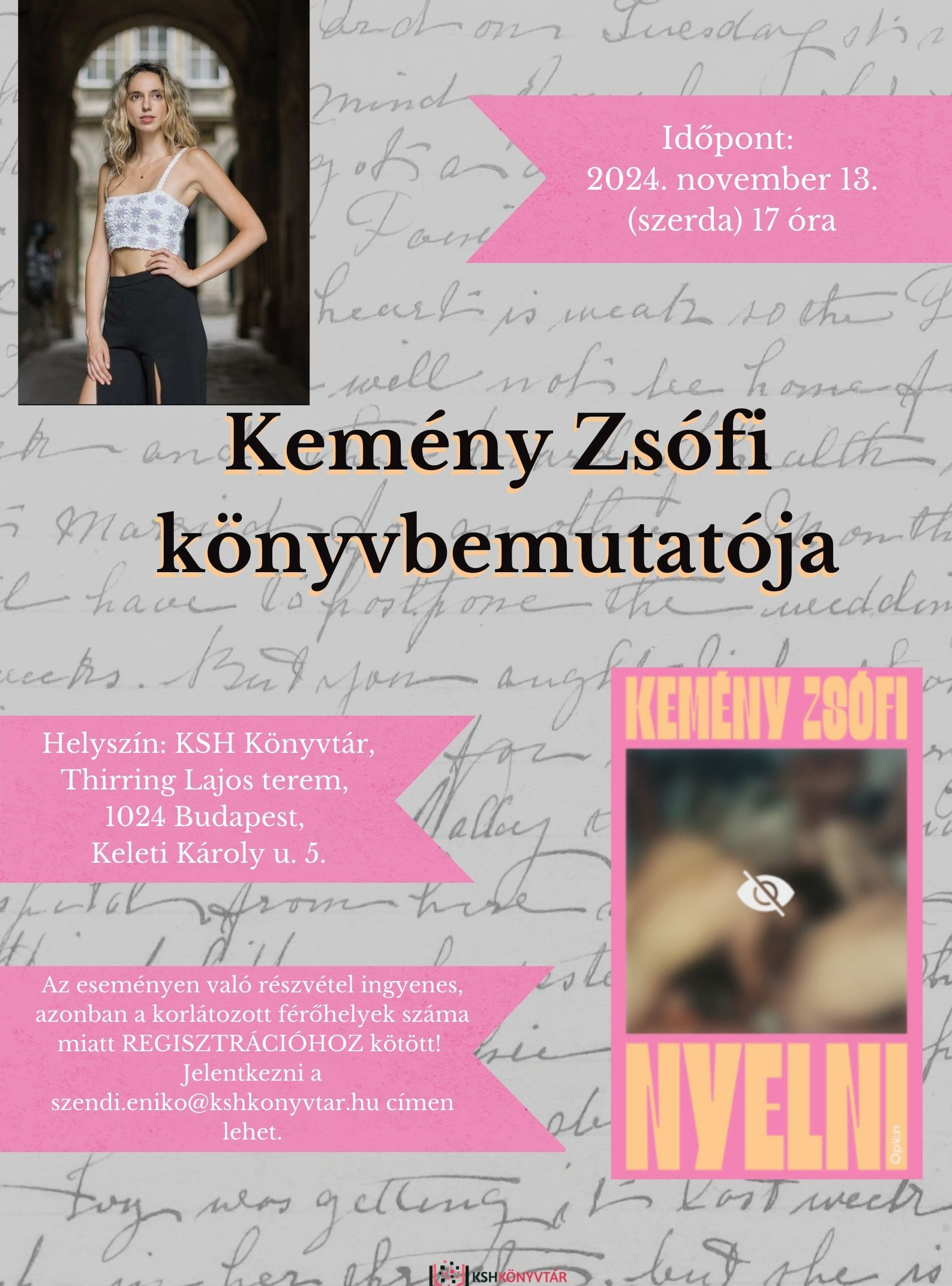 Kemény Zsófi könyvbemutatója